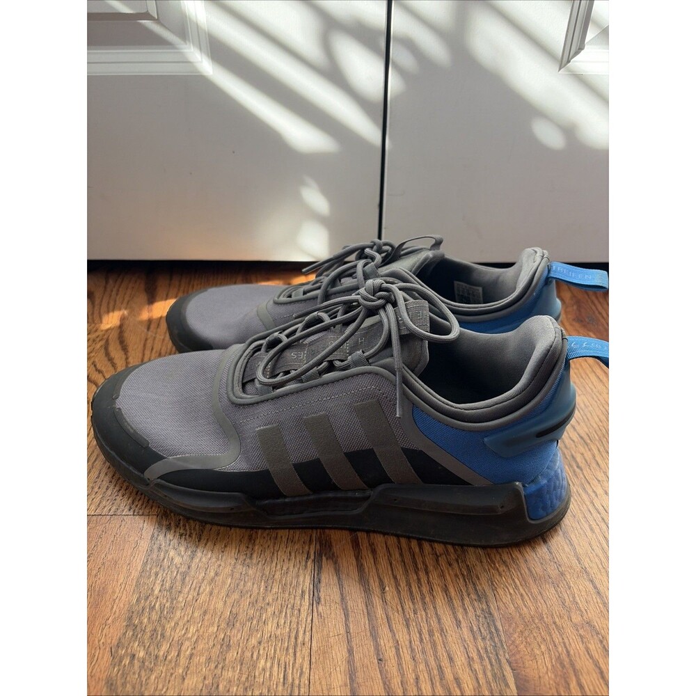 Adidas NMD_R1 V3 Grey Bright Royal Sneakers Men’s Size 13 - Picture 3 of 6